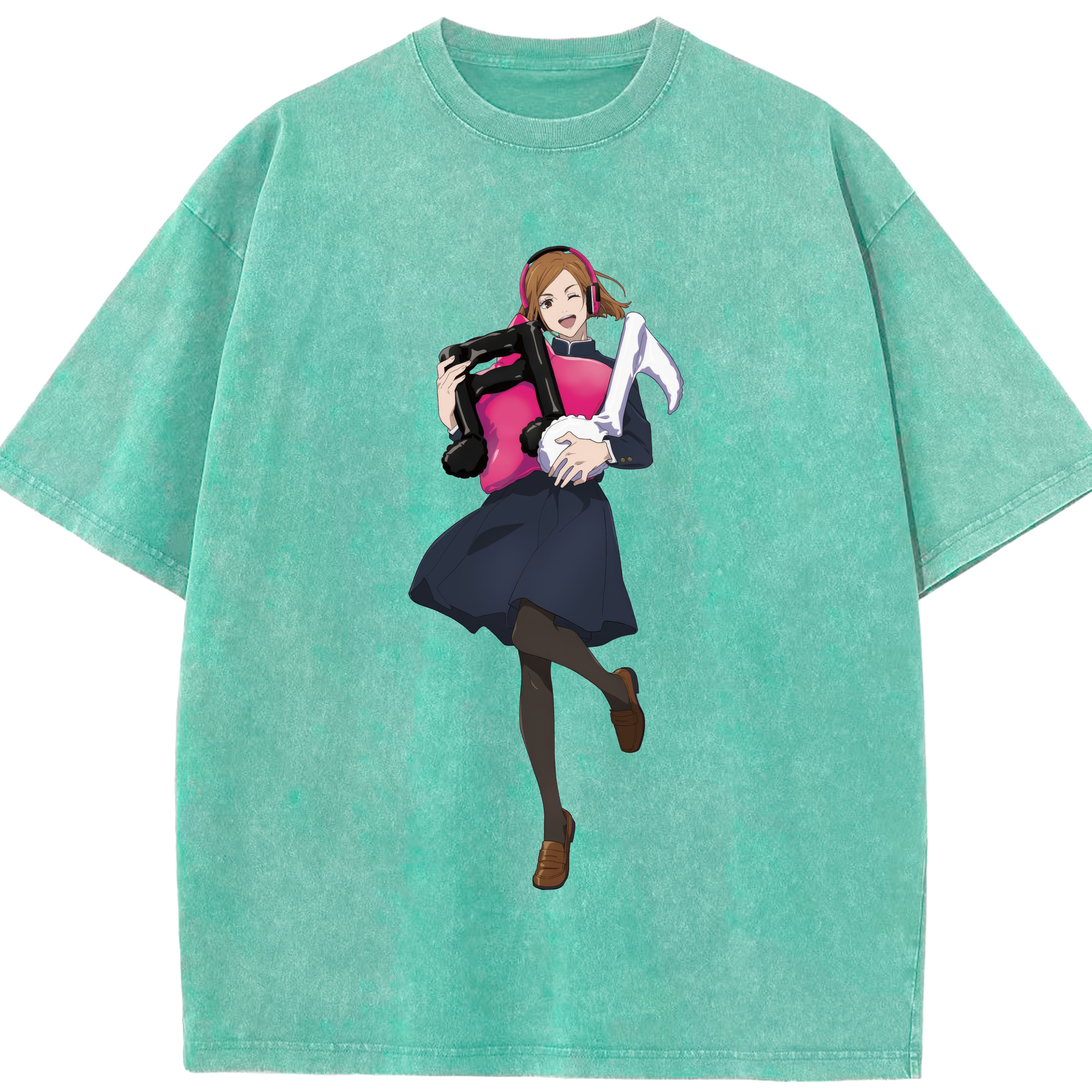 （画像用） 呪術廻戦 Jujutsu Kaisen 綿100% ヴィンテージ風 半袖Tシャツ（フロントプリント）